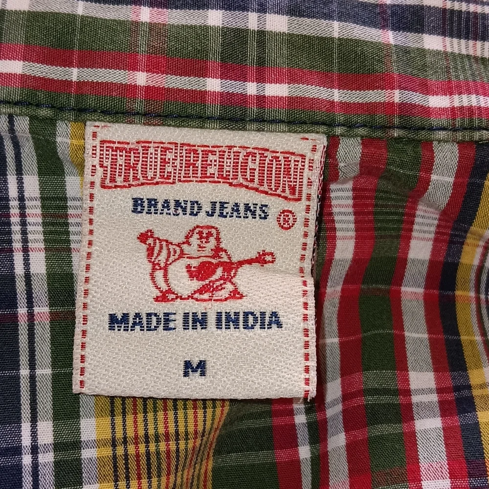 - UNISEX WESTERN STYLE PLAID SHIRT by TRUE RELIGION
